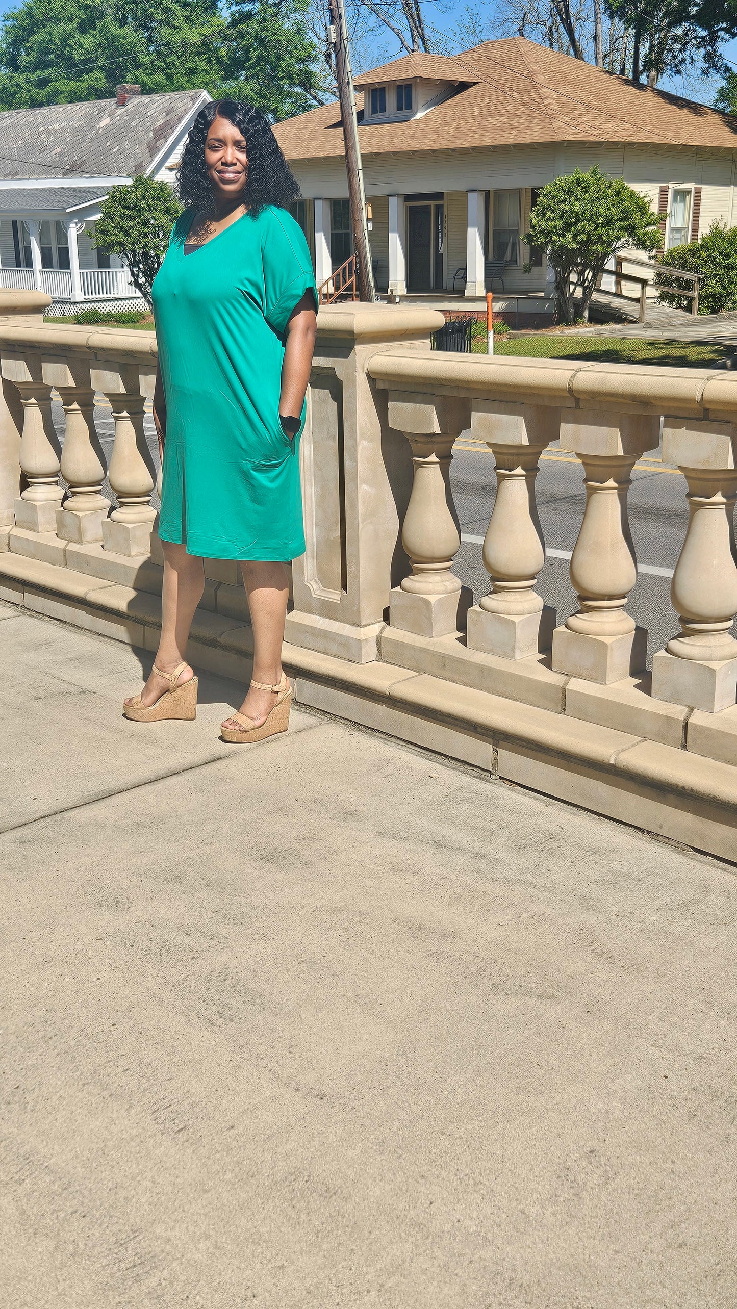 The T-Shirt Dress (Kelly Green)