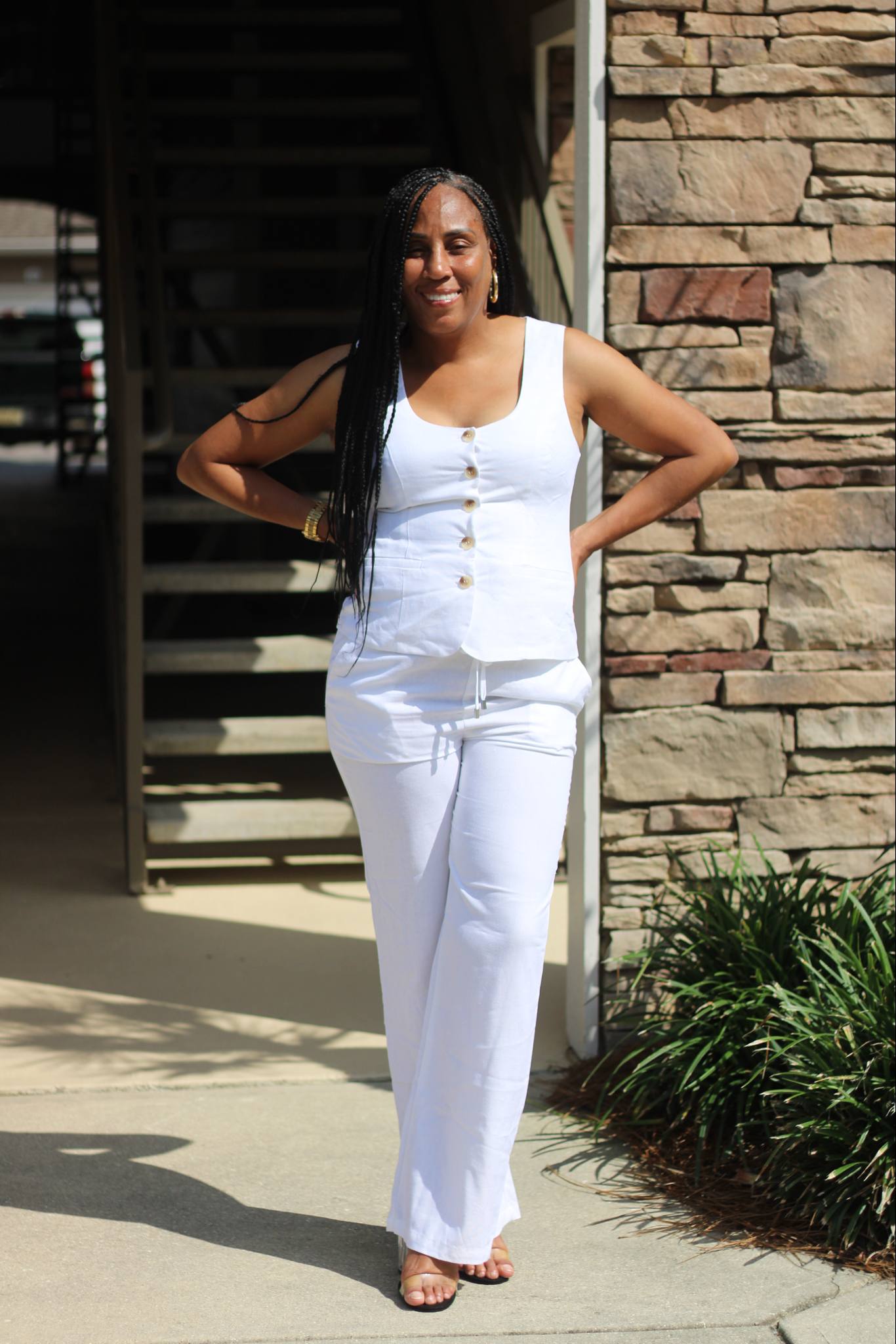 The White Linen Set