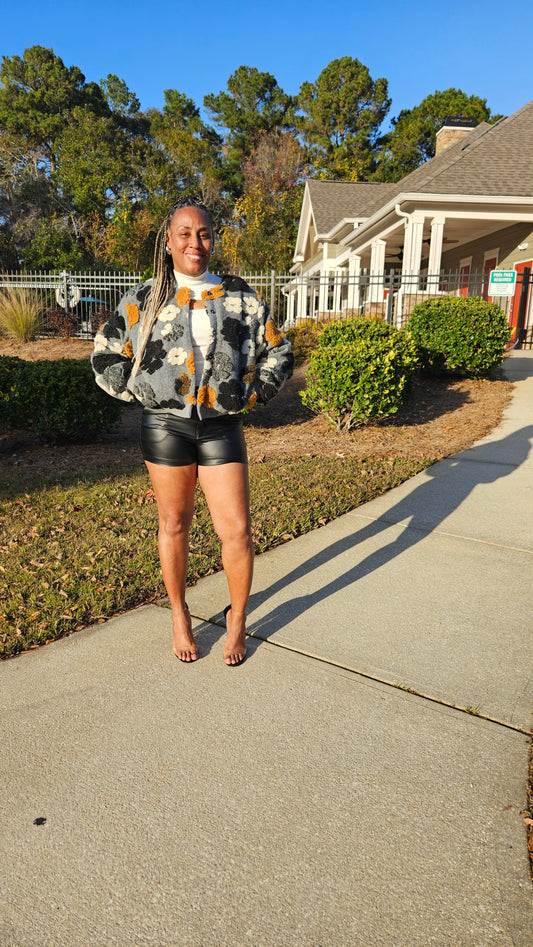 Felted Flower Jacket