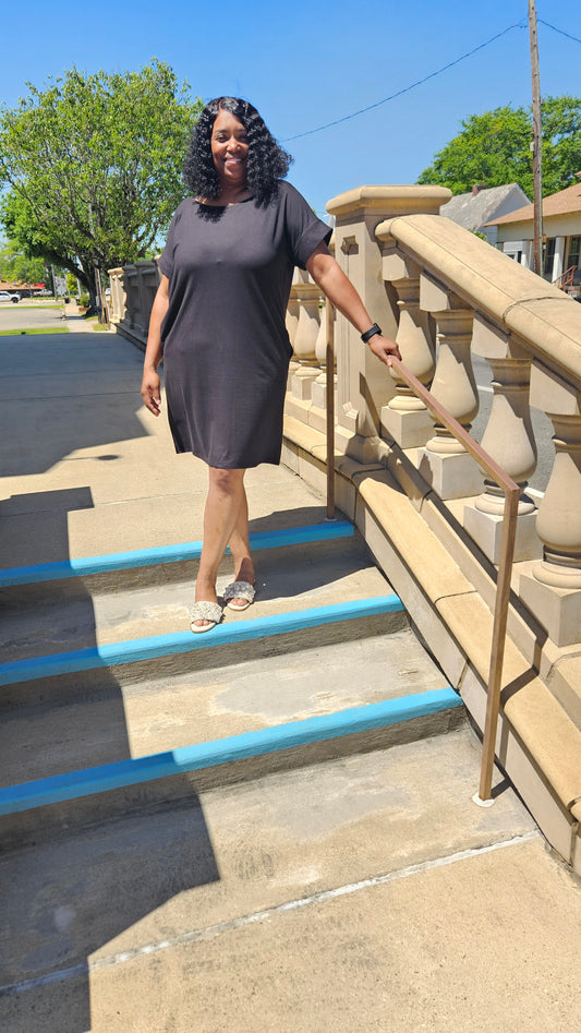 The T-Shirt Dress (Black)
