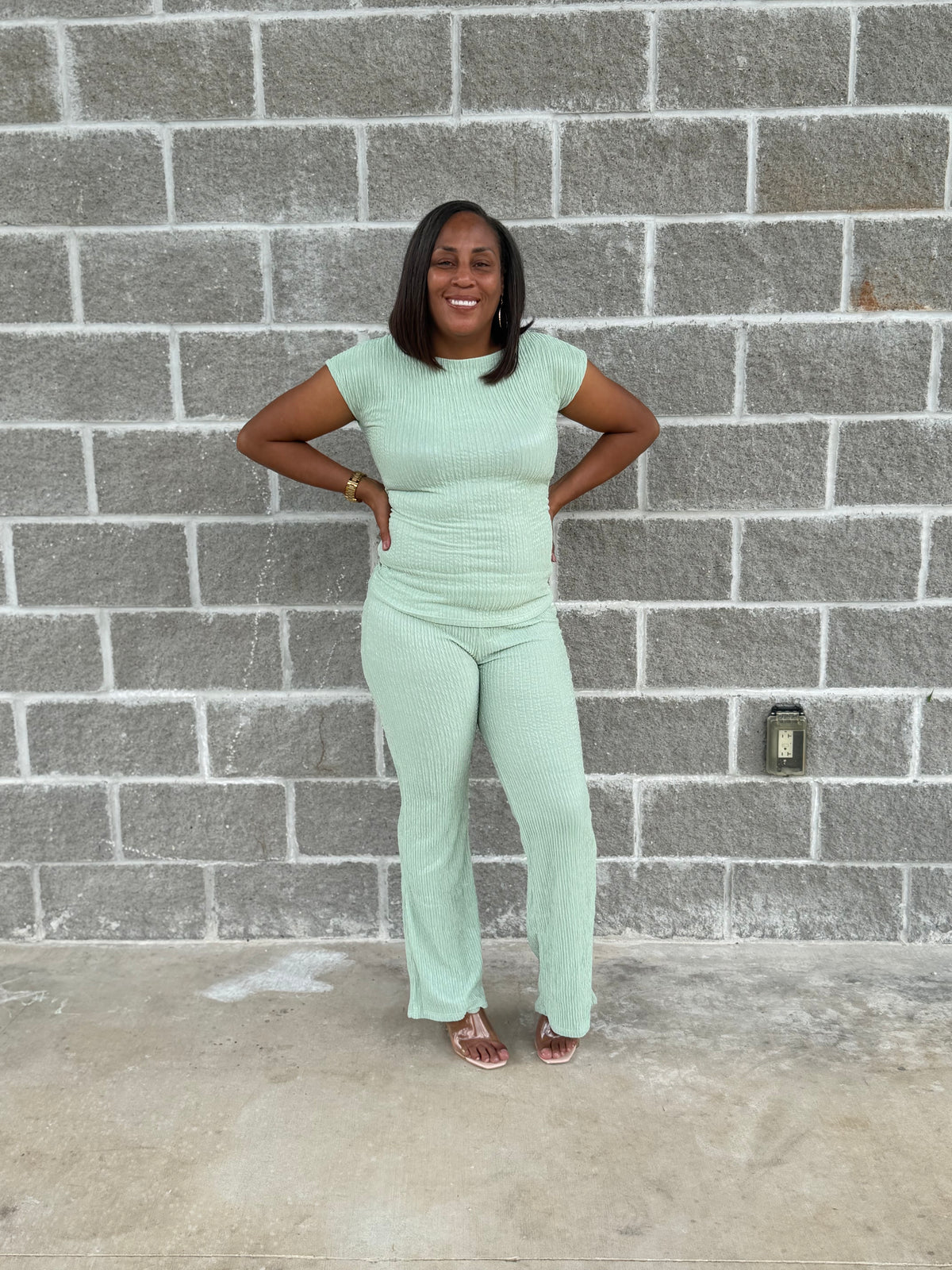 The Crinkle Set (Sage)