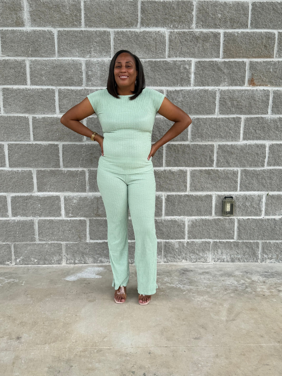 The Crinkle Set (Sage)