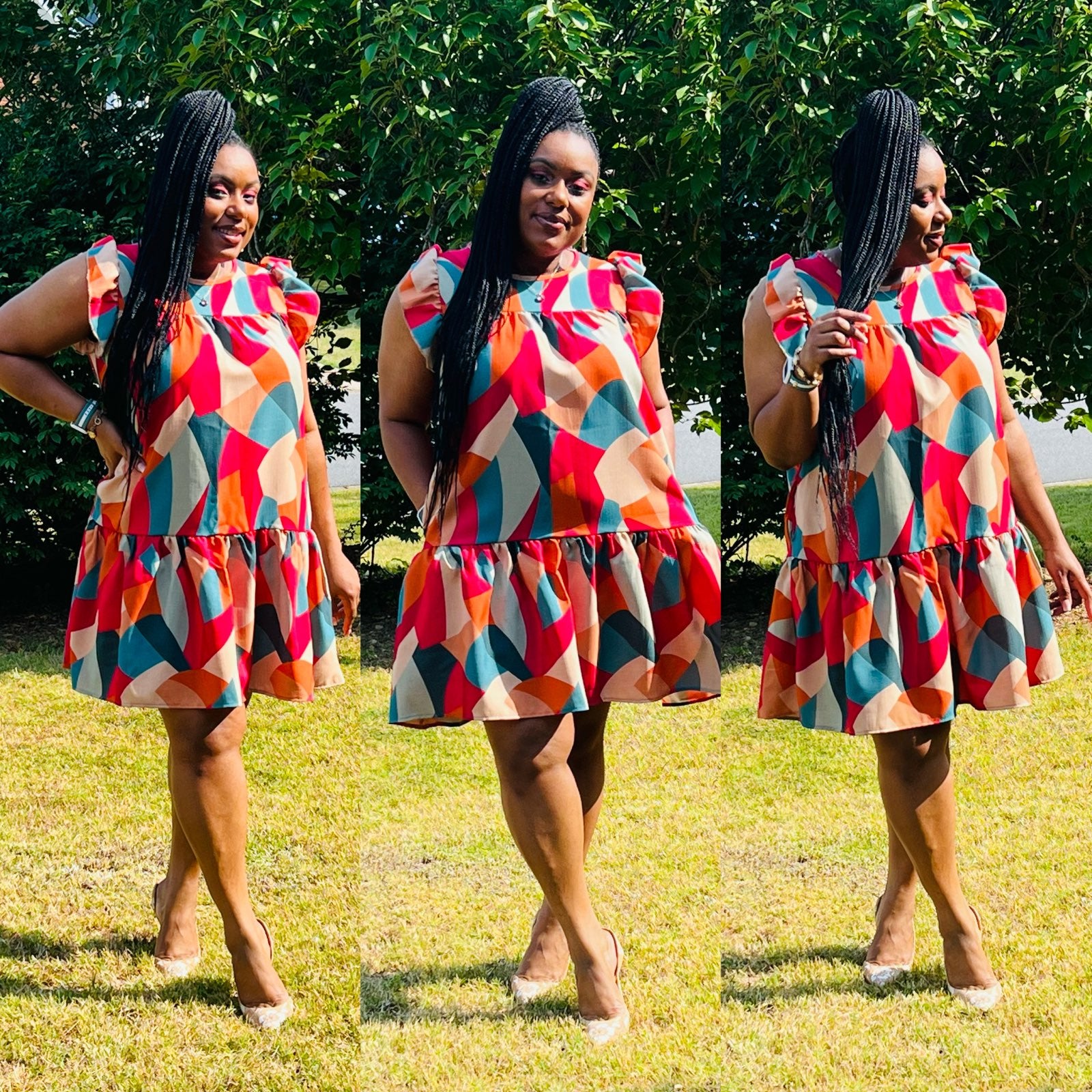 Linda Multi Color Dress