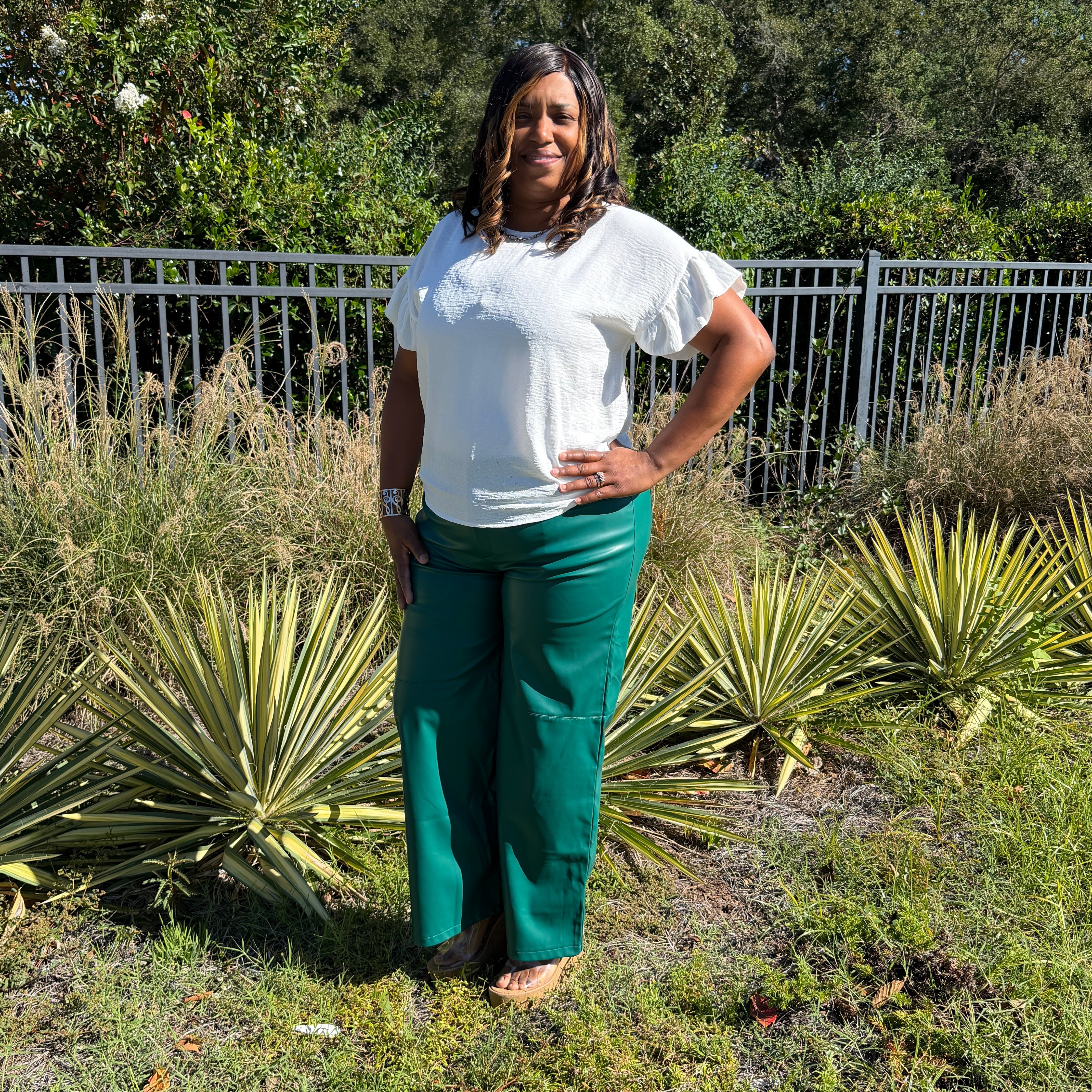 Faux Leather Pants