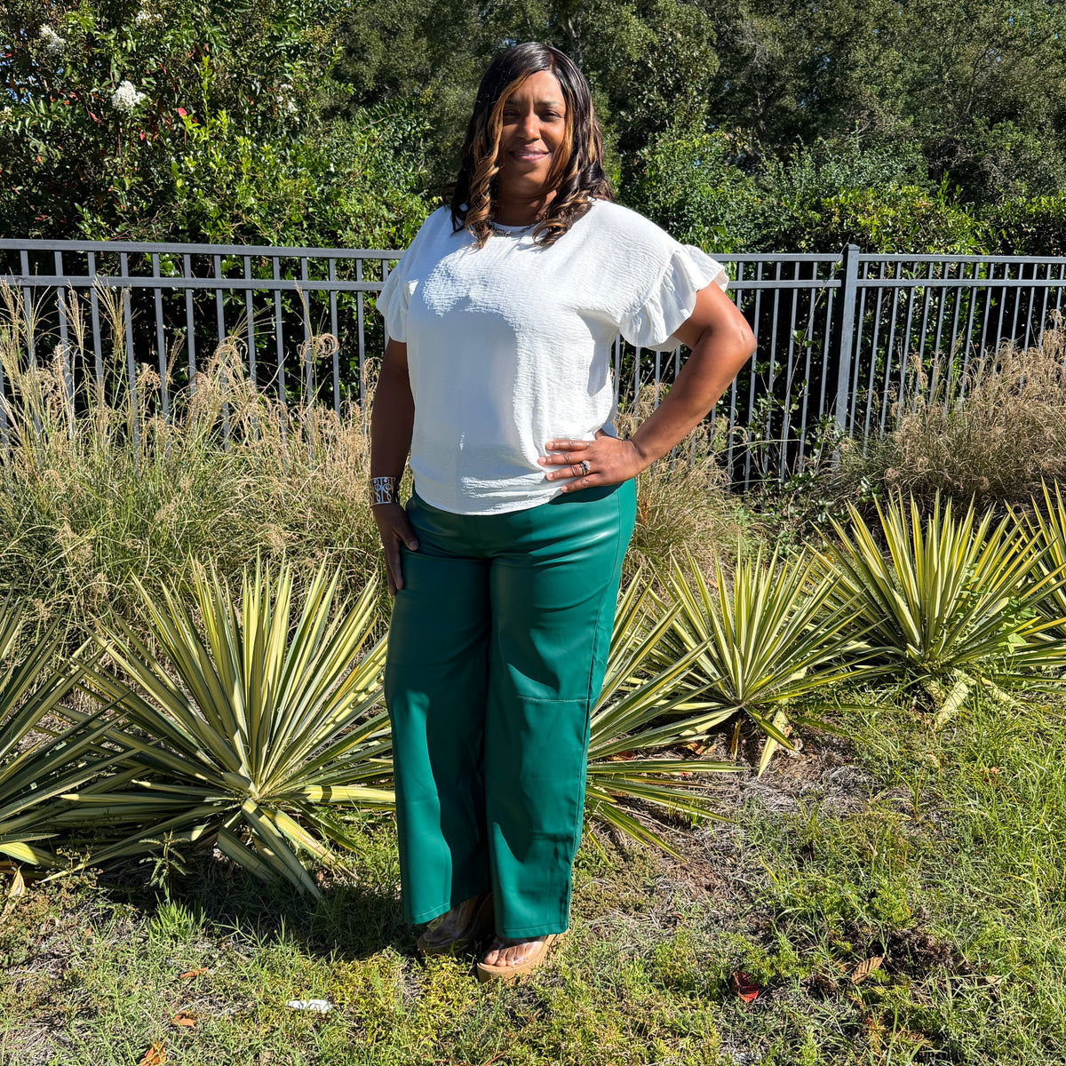 Faux Leather Pants